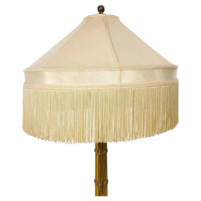 19th Century Gilt Bronze Candlestick Style Table Lamp