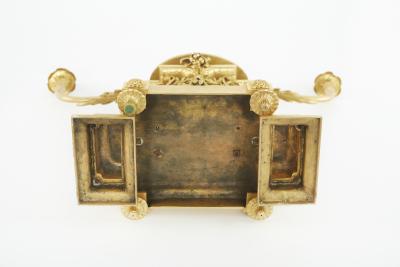 19th Century Gilt Bronze Mounted Cut Glass Centerpiece