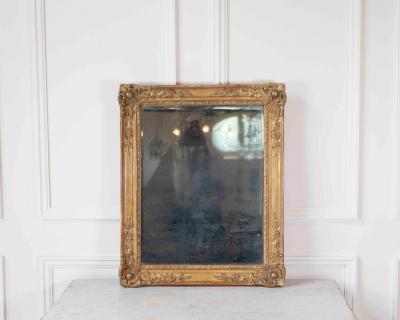 19th Century Gilt Decorated French Mirror