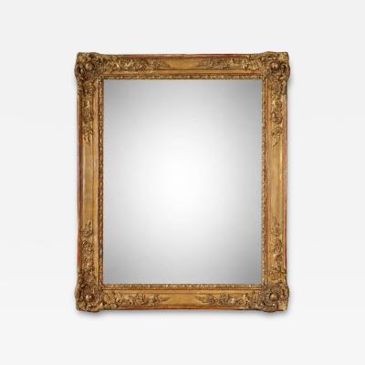 19th Century Gilt Decorated French Mirror