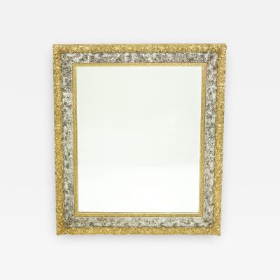 19th Century Gilt Wood Framed Beveled Wall Mirror