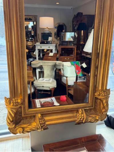 19th Century Giltwood Carved Mirror