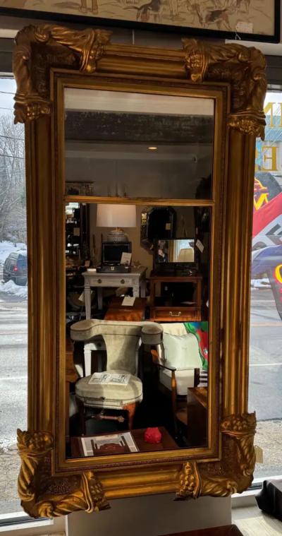 19th Century Giltwood Carved Mirror