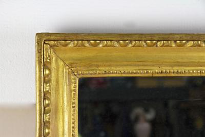 19th Century Golden Biedermeier Mirror With Bulls Eye Bars Austria ca 1830