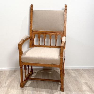 19th Century Gothic Armchair