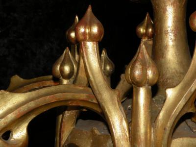 19th Century Gothic Revival Giltwood Chandelier