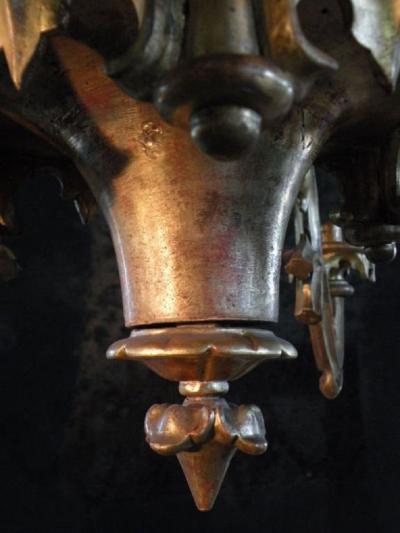 19th Century Gothic Revival Giltwood Chandelier