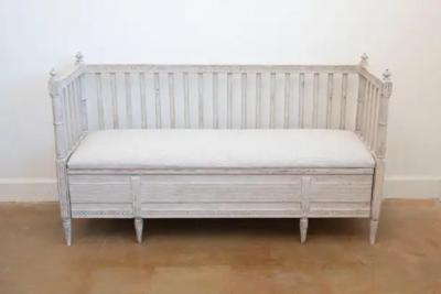 19th Century Gustavian Stick Back Sofa
