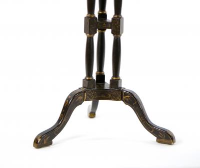 19th Century Hand painted Decorated Victorian Chinoiserie Tripod Side Table