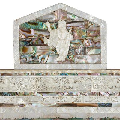 19th Century Holy Land mother of pearl icon