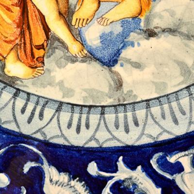 19th Century Italian 16 Majolica Charger