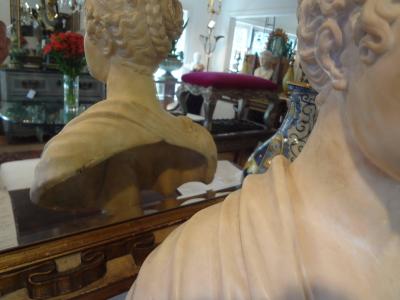 19th Century Italian Alabaster Bust