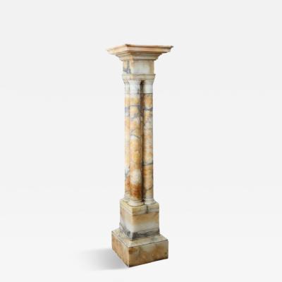 19th Century Italian Antique Column in Marble