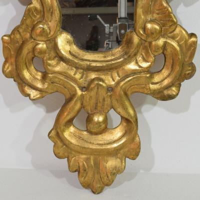 19th Century Italian Baroque Style Giltwood Mirror