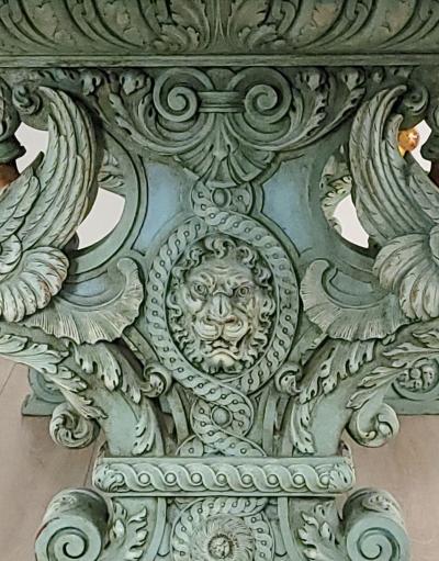 19th Century Italian Center Table with Levanto Marble Top