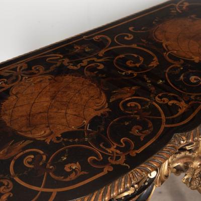 19th Century Italian Corner Console Table