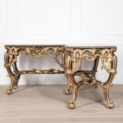 19th Century Italian Corner Console Table