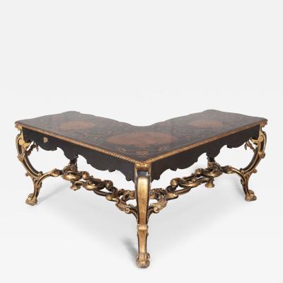 19th Century Italian Corner Console Table