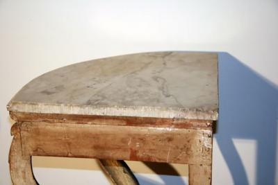 19th Century Italian Corner Consoles