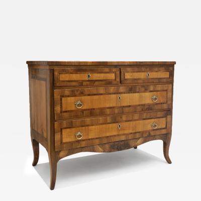 19th Century Italian Four Drawer Commode