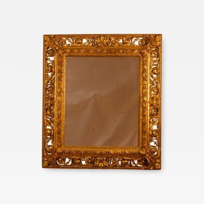 19th Century Italian Gilt Wood Mirror