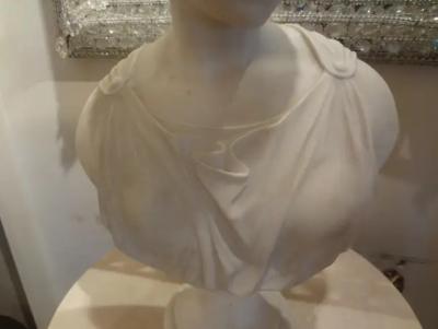 19th Century Italian Marble Bust of Aphrodite