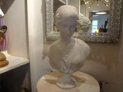 19th Century Italian Marble Bust of Aphrodite