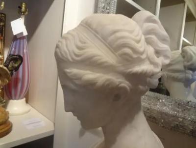 19th Century Italian Marble Bust of Aphrodite