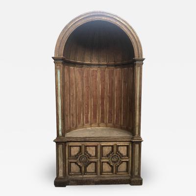 19th Century Italian Niche Cabinet