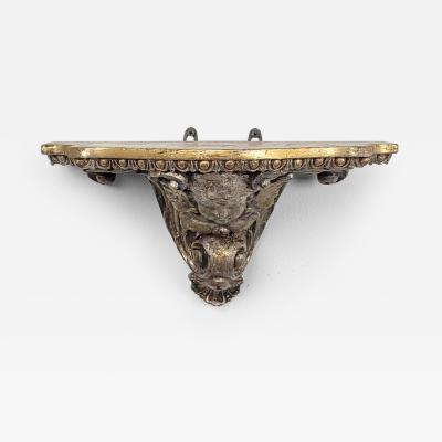 19th Century Italian Silver and Gold Gilt Bracket or Shelf circa 1880