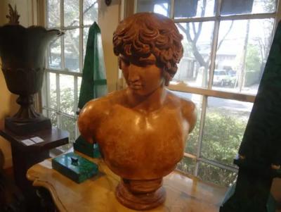 19th Century Italian Terracotta Bust of a Classical Male