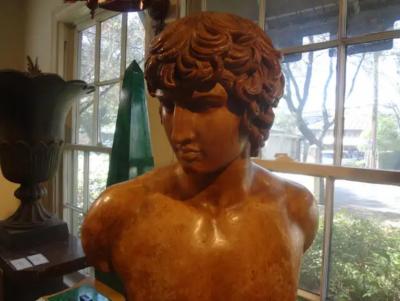 19th Century Italian Terracotta Bust of a Classical Male