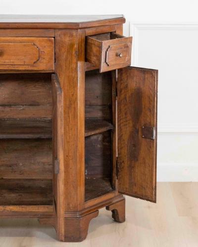 19th Century Italian Tuscan Walnut Sideboard