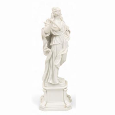 19th Century Italian White Porcelain Decorative Sculpture of Monarchy