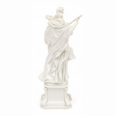 19th Century Italian White Porcelain Decorative Sculpture of Monarchy