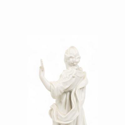 19th Century Italian White Porcelain Decorative Sculpture of Prudence