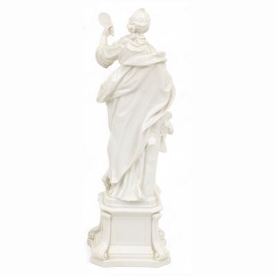 19th Century Italian White Porcelain Decorative Sculpture of Prudence