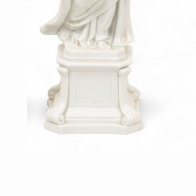 19th Century Italian White Porcelain Decorative Sculpture of Prudence