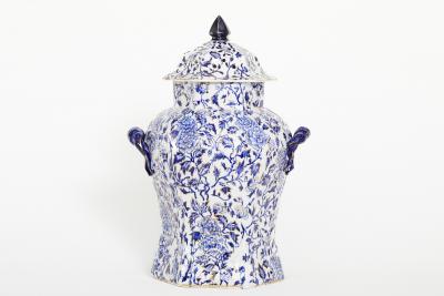 19th Century Large English Porcelain Covered Urn