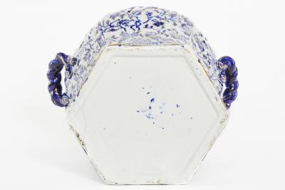 19th Century Large English Porcelain Covered Urn