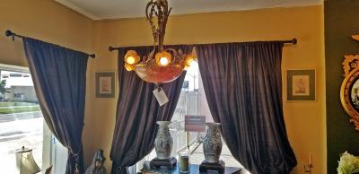 19th Century Large French Ormolu and Alabaster Chandelier