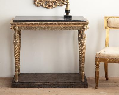 19th Century Late Gustavian Console Table
