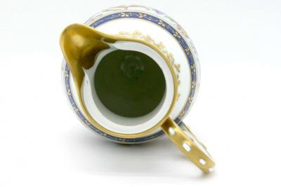 19th Century Limoges Gilt Porcelain Pitcher Set