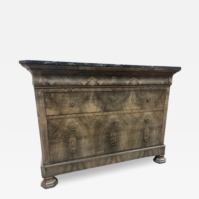 19th Century Louis Philippe 4 Drawer Commode
