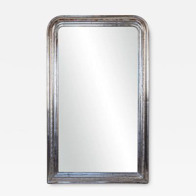 19th Century Louis Philippe Silver Gilt Mirror