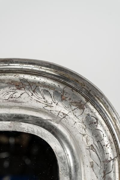 19th Century Louis Philippe Silver Mirror