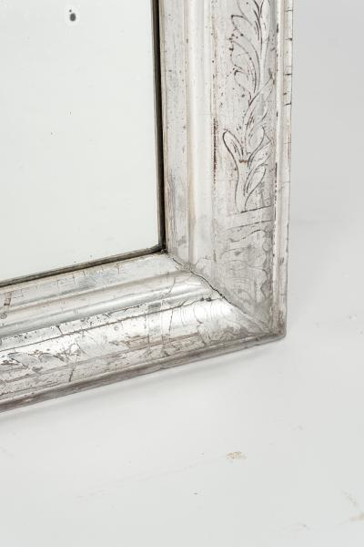 19th Century Louis Philippe Silver Mirror