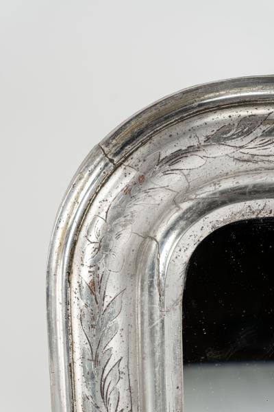 19th Century Louis Philippe Silver Mirror