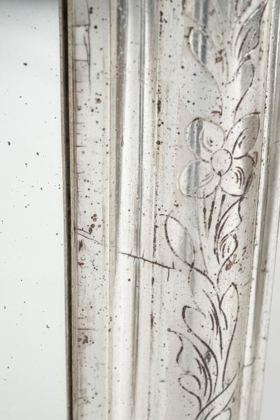 19th Century Louis Philippe Silver Mirror