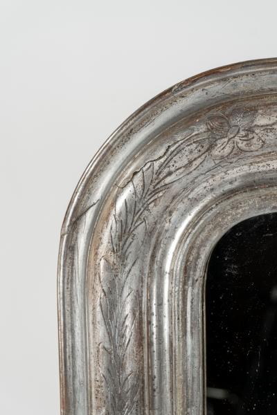 19th Century Louis Philippe Silver Mirror